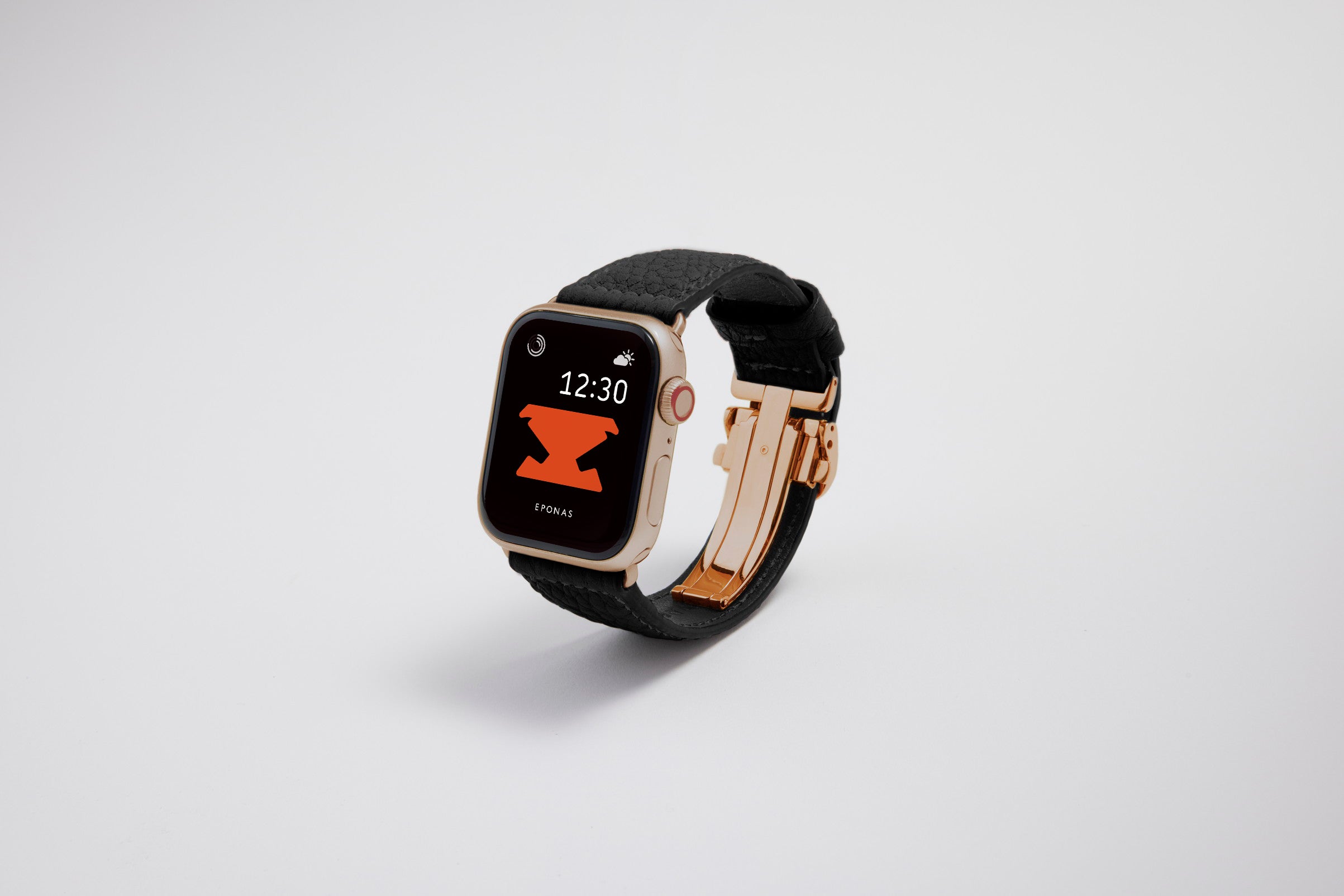NEW Apple Watch用レザーバンド 41mm 40mm 38mm / ゴールドメタル