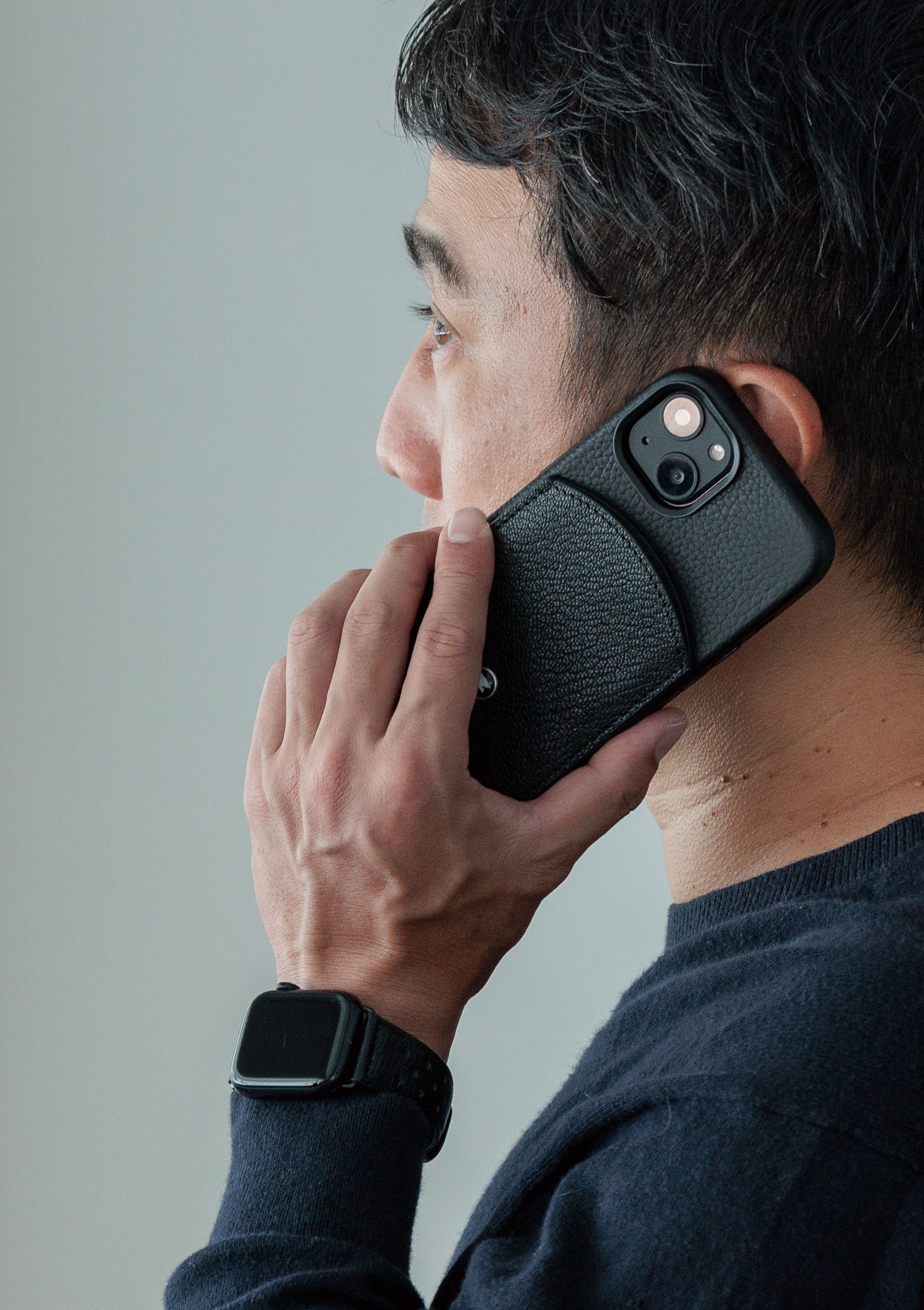 iPhoneレザーケース Magsafe対応カードケース付き/iPhone 16Pro/iPhone 16/ iPhone 15 Pro/ iPhone 15 /iPhone 14Pro/ iPhone 14 / iPhone 13