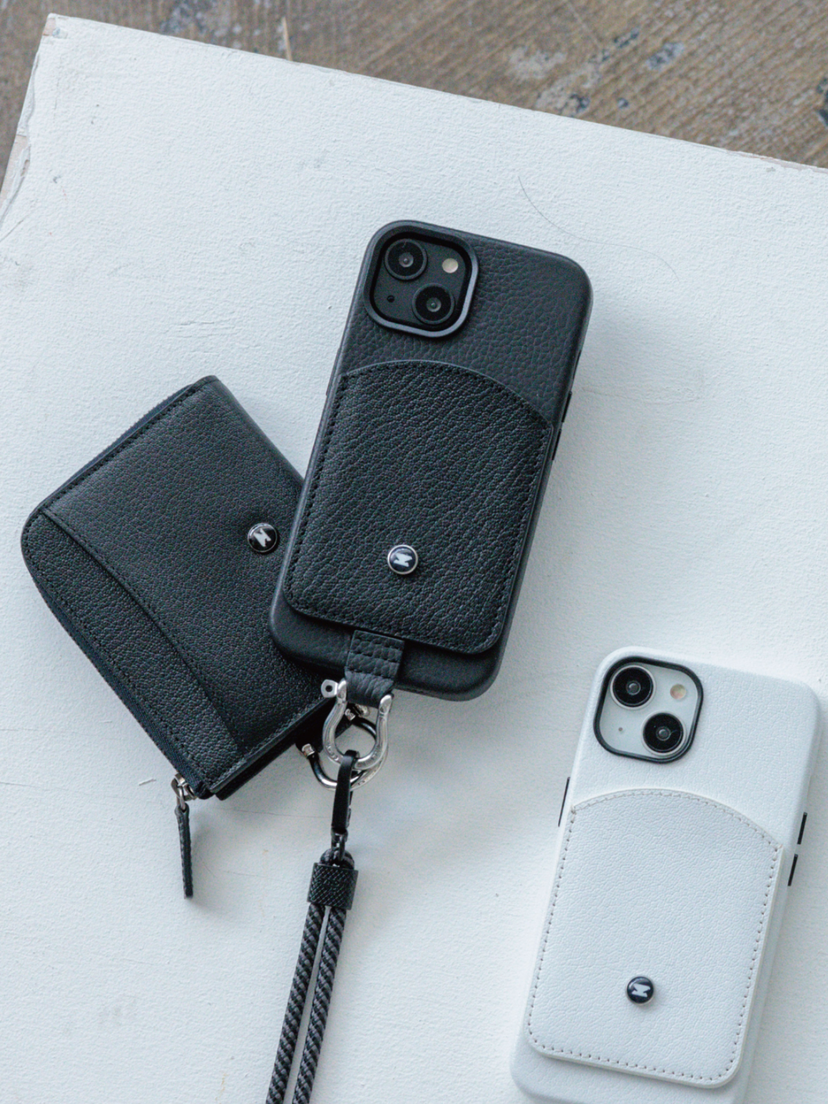 iPhoneレザーケース Magsafe対応カードケース付き/iPhone 16Pro/iPhone 16/ iPhone 15 Pro/ iPhone 15 /iPhone 14Pro/ iPhone 14 / iPhone 13