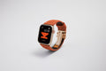 NEW Apple Watch用レザーバンド 45mm 44mm 42mm /ゴールドメタル