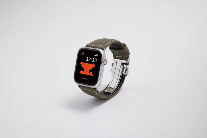 美品 EPONAS モナコエトープ バンド Apple Watch / アップルウォッチ用 レザーバンド 41mm 40mm 38mm